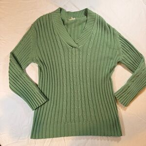 Source‎ Unknown Sage V-Neck Sweater